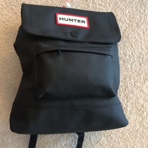 Hunter black backpack large new